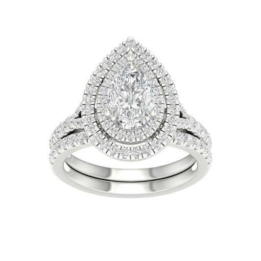 14K 2.25CT  Lab Grown Diamond Bridal Ring