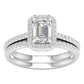 14K 1.45CT Lab Grown Bridal Set