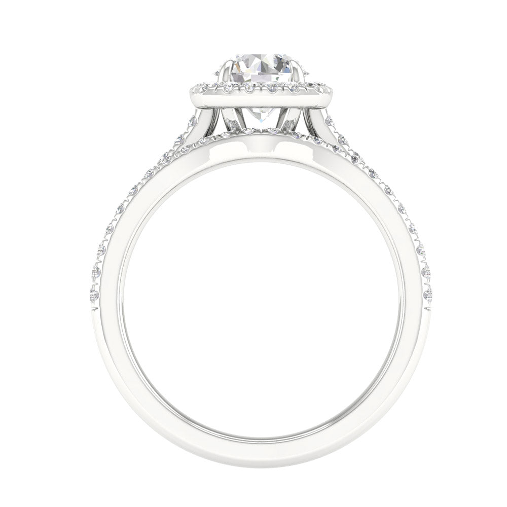 14K 1.75CT Certified Lab Grown Diamond Bridal