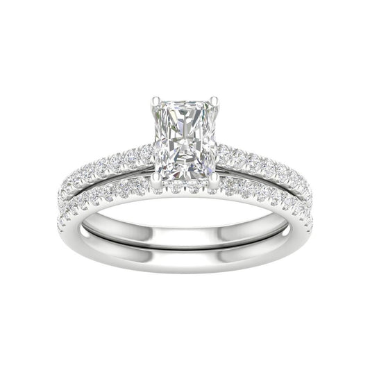 14K 1.50CT Certified Lab Grown Diamond Bridal Set