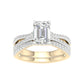 14K 2.40CT Lab Grown Bridal Set