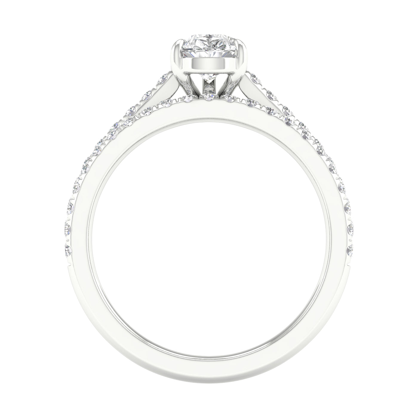 14K 1.50CT Certified Lab Grown Diamond Bridal