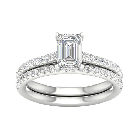 14K 1.50CT Lab Diamond Bridal Ring