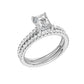 14K 1.50CT Lab Diamond Bridal Ring