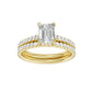 14K 1.50CT Lab Diamond Bridal Ring