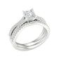 Certified Lab Grown 14K 1.40CT Diamond Bridal Set