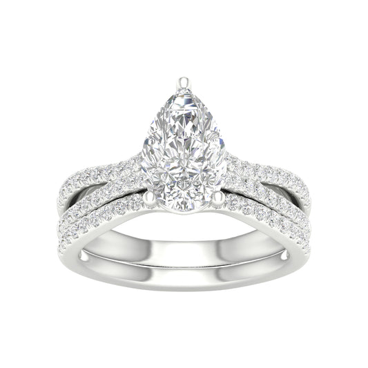 14K 2.40CT Lab Grown Diamond Bridal Set