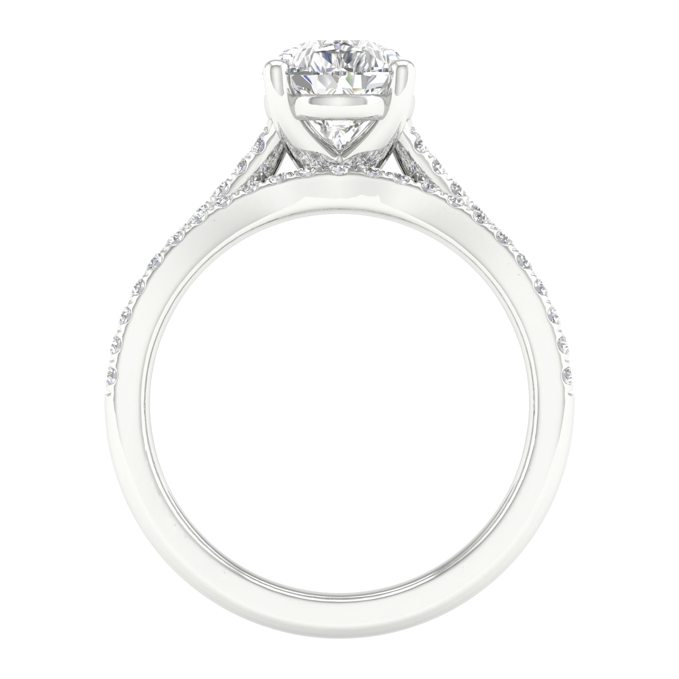 14K 2.40CT Lab Grown Diamond Bridal Set