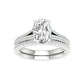 14K 2.40CT Lab Diamond Bridal Set