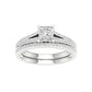 Certified Lab Grown 14K 1.40CT Diamond Bridal Set