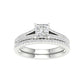 Certified Lab Grown 14K 1.40CT Diamond Bridal Set