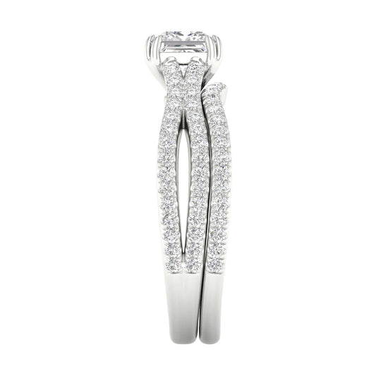 Certified Lab Grown 14K 1.65CT Diamond Bridal Set