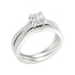 Certified Lab Grown 14K 1.65CT Diamond Bridal Set