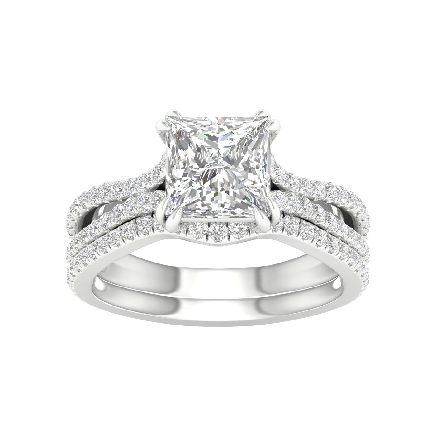 14K 2.50CT Certified Lab Grown Diamond Bridal