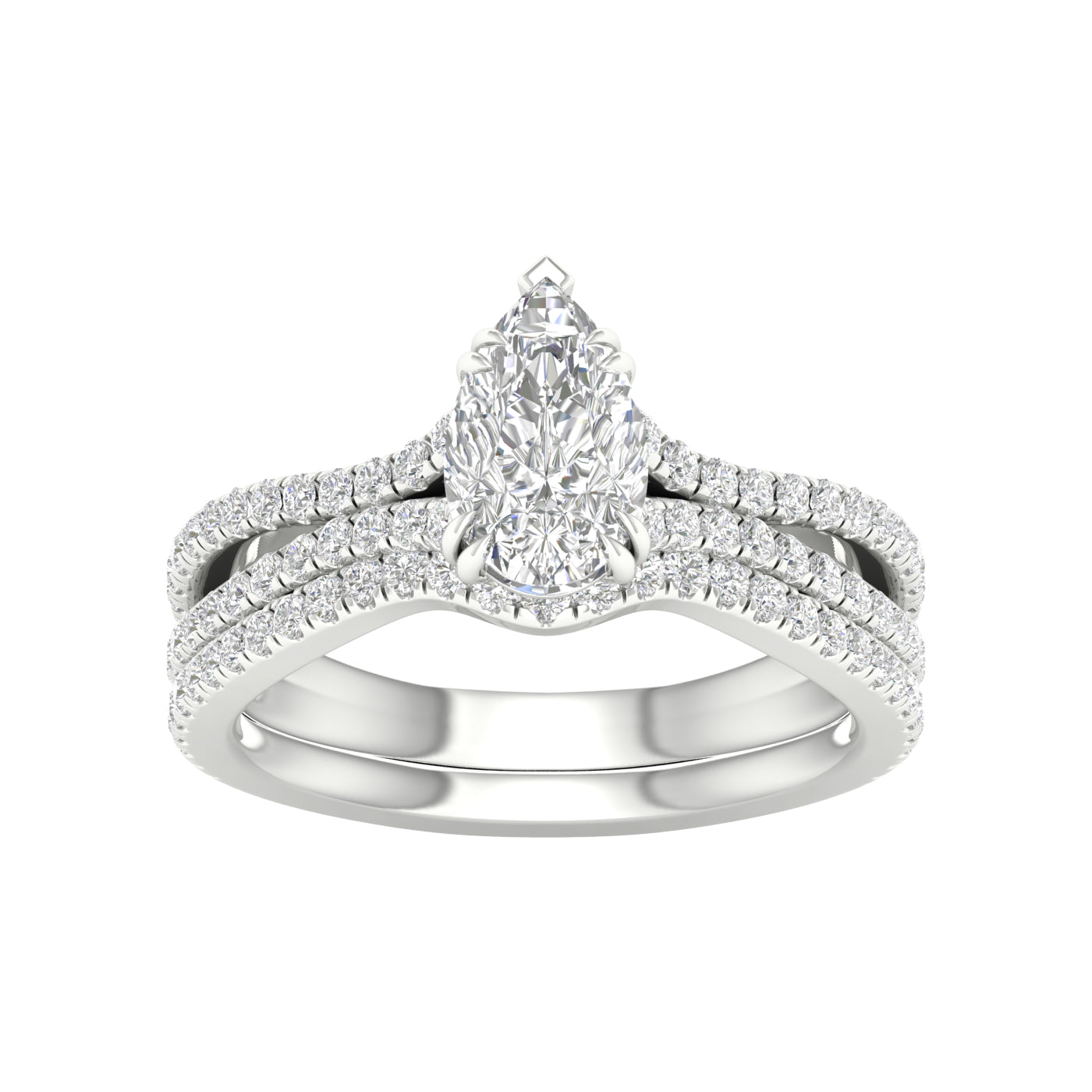 14K 1.50CT  Lab Grown Diamond Bridal