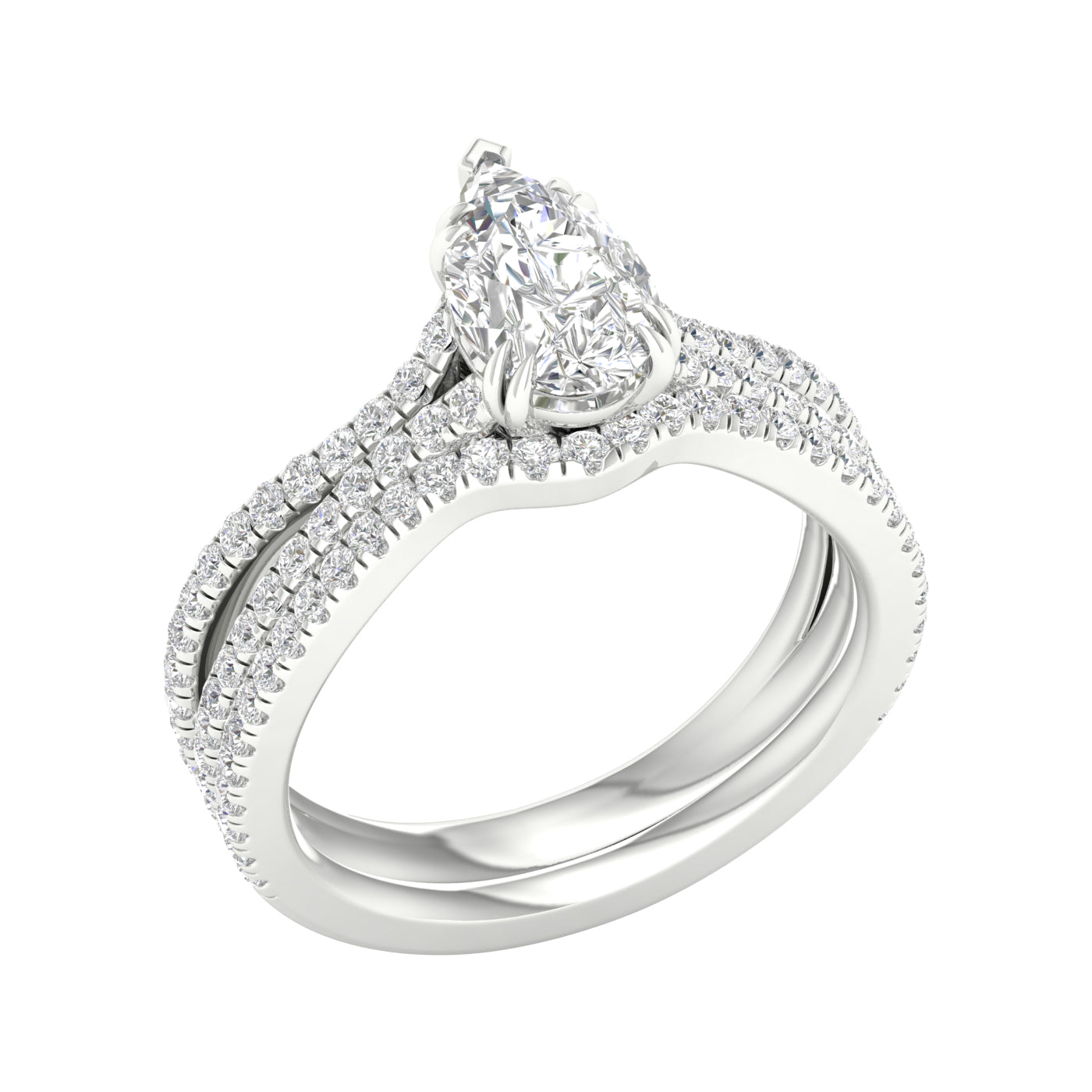 14K 1.50CT  Lab Grown Diamond Bridal