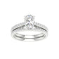 14K 1.75CT Lab Diamond Bridal Set