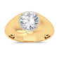 14K 2.00CT Certified Lab Grown Mens Ring