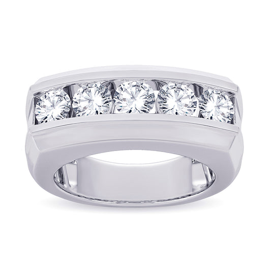 14K 2.00CT Lab Grown Diamond Mens Band