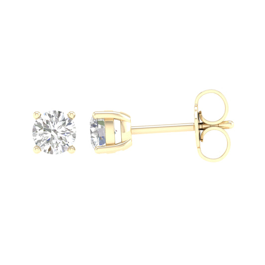 14K 0.50CT Certified Lab Grown Diamond Earring