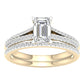 14K 2.40CT Lab Grown Bridal Set