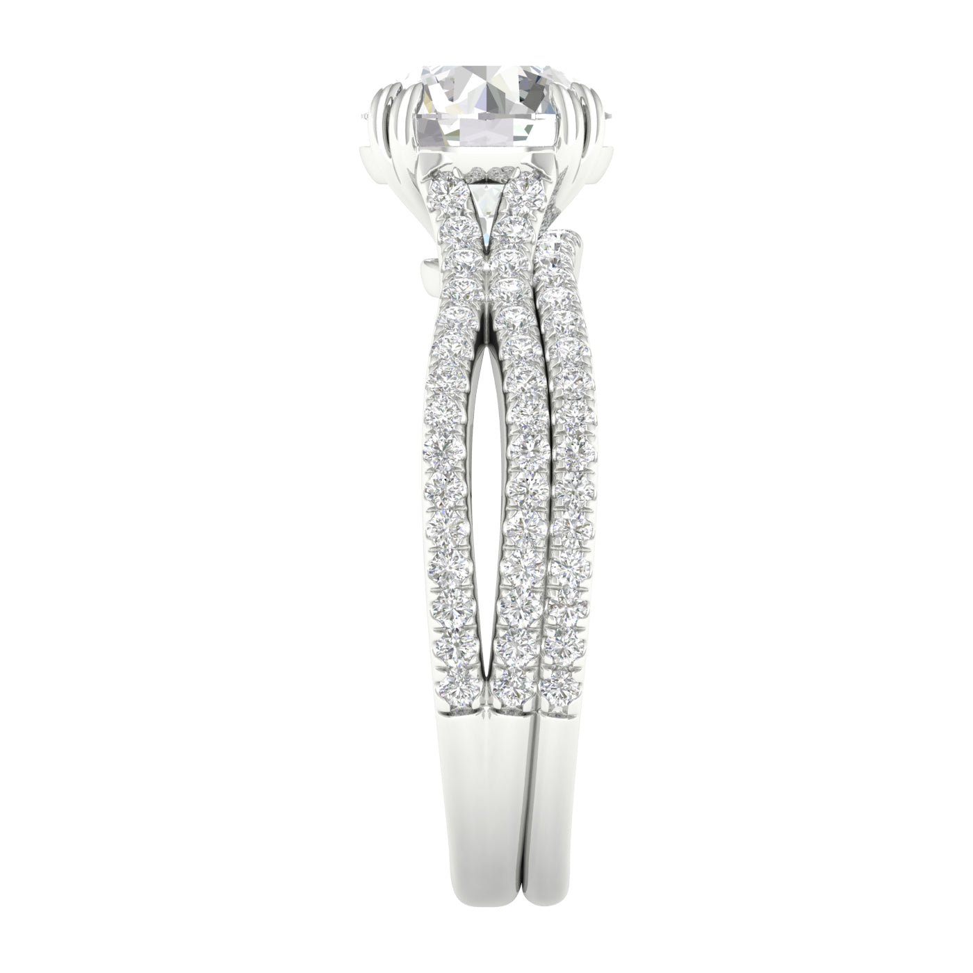 14K 2.50CT Lab Grown Bridal Ring