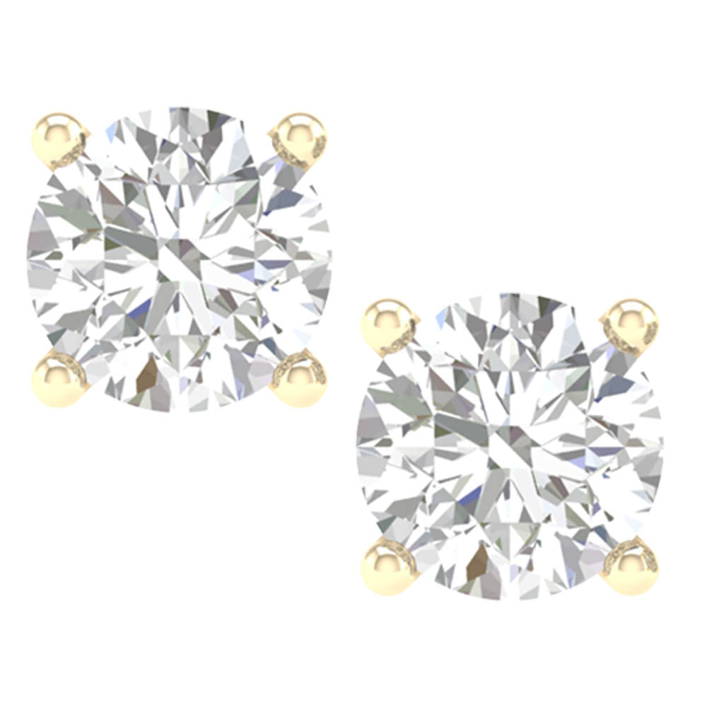 14K 0.50CT Certified Lab Grown Diamond Earring