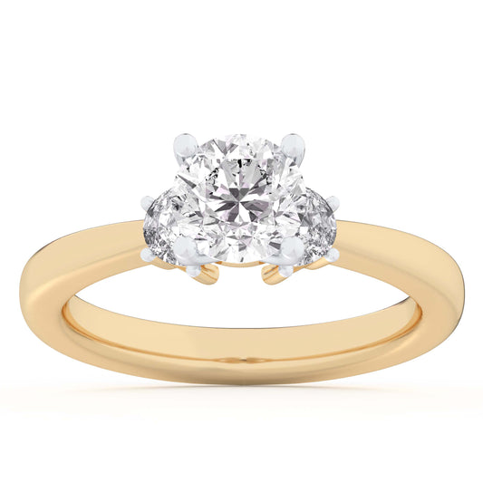 14K 1.22CT Certified Lab Grown Diamond Ring