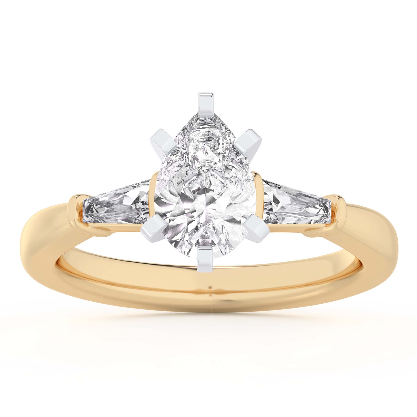 14K 1.43CT  Lab Grown Engagement Ring