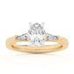 14K 1.46CT  Lab Grown Engagement Ring