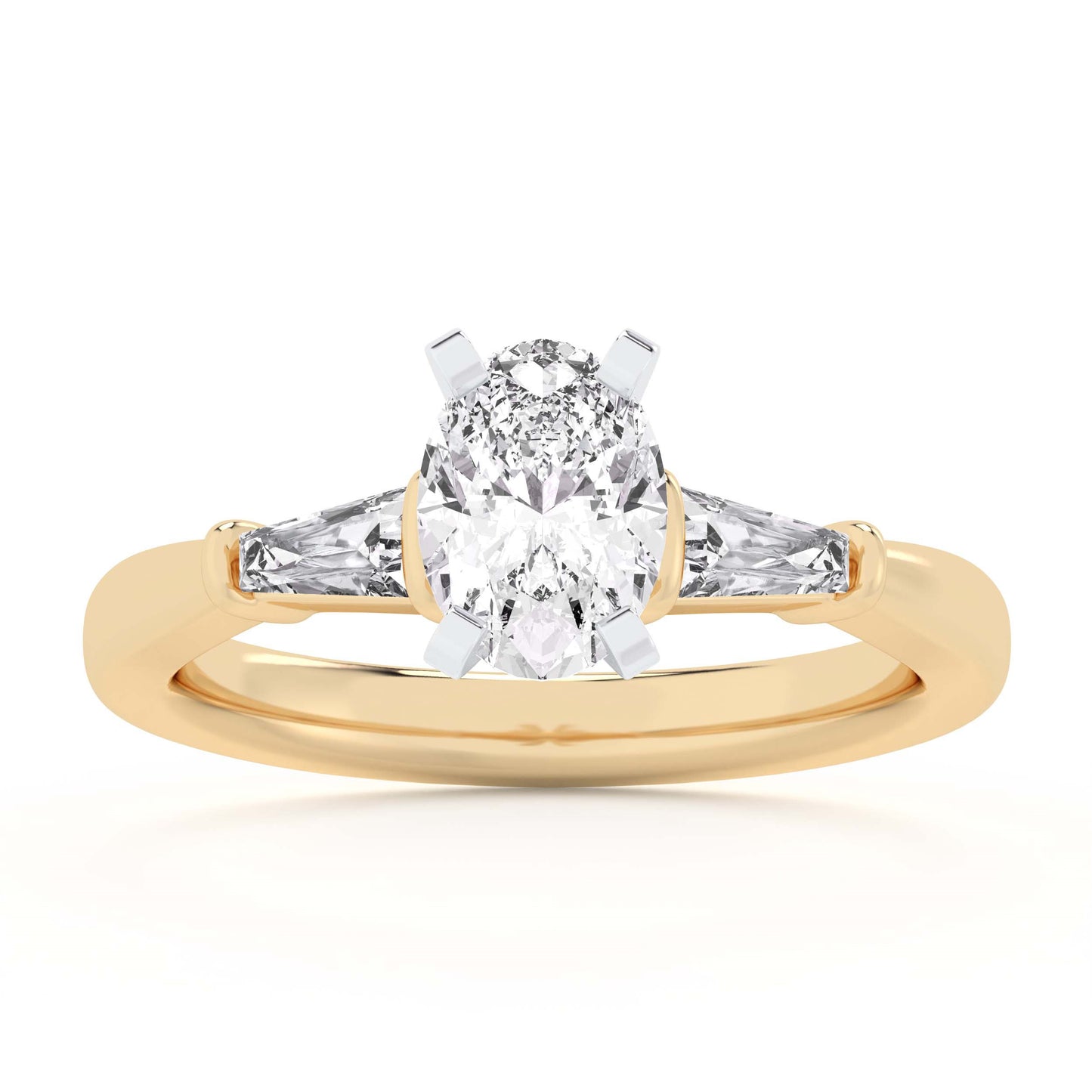 14K 1.46CT  Lab Grown Engagement Ring