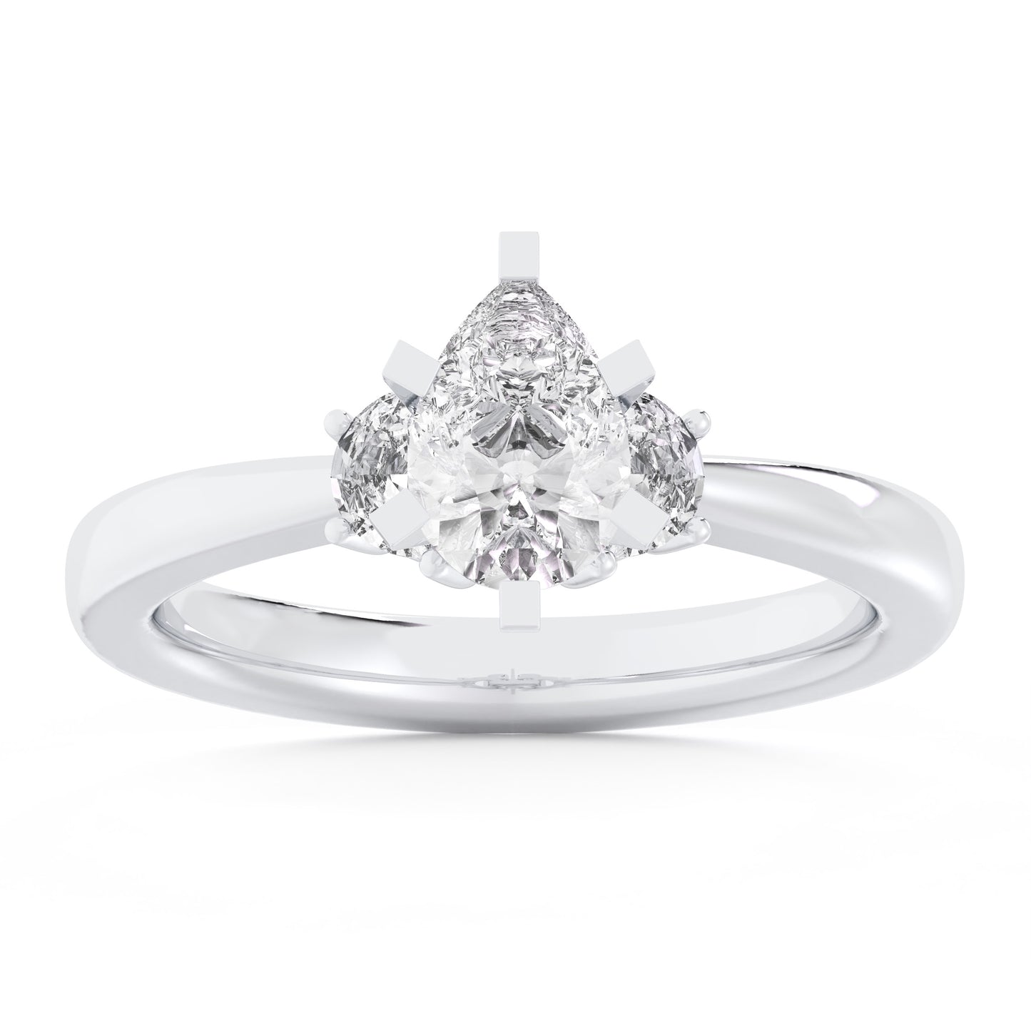 14K 3.40CT Engagement Ring