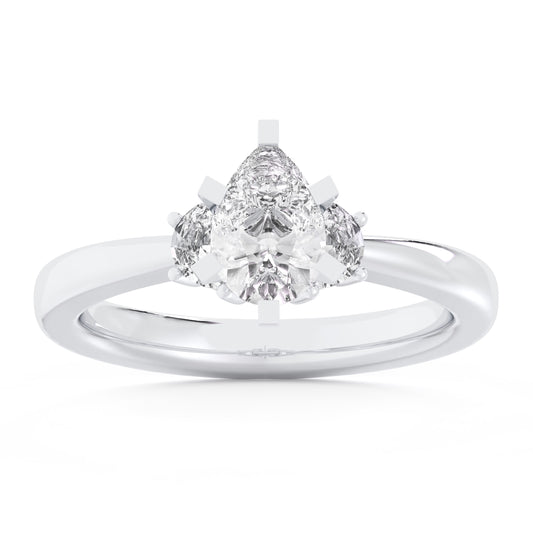 14K 3.40CT Engagement Ring