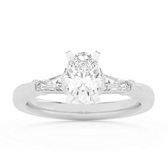 14K 2.61CT Lab Lab Grown Diamond Ring