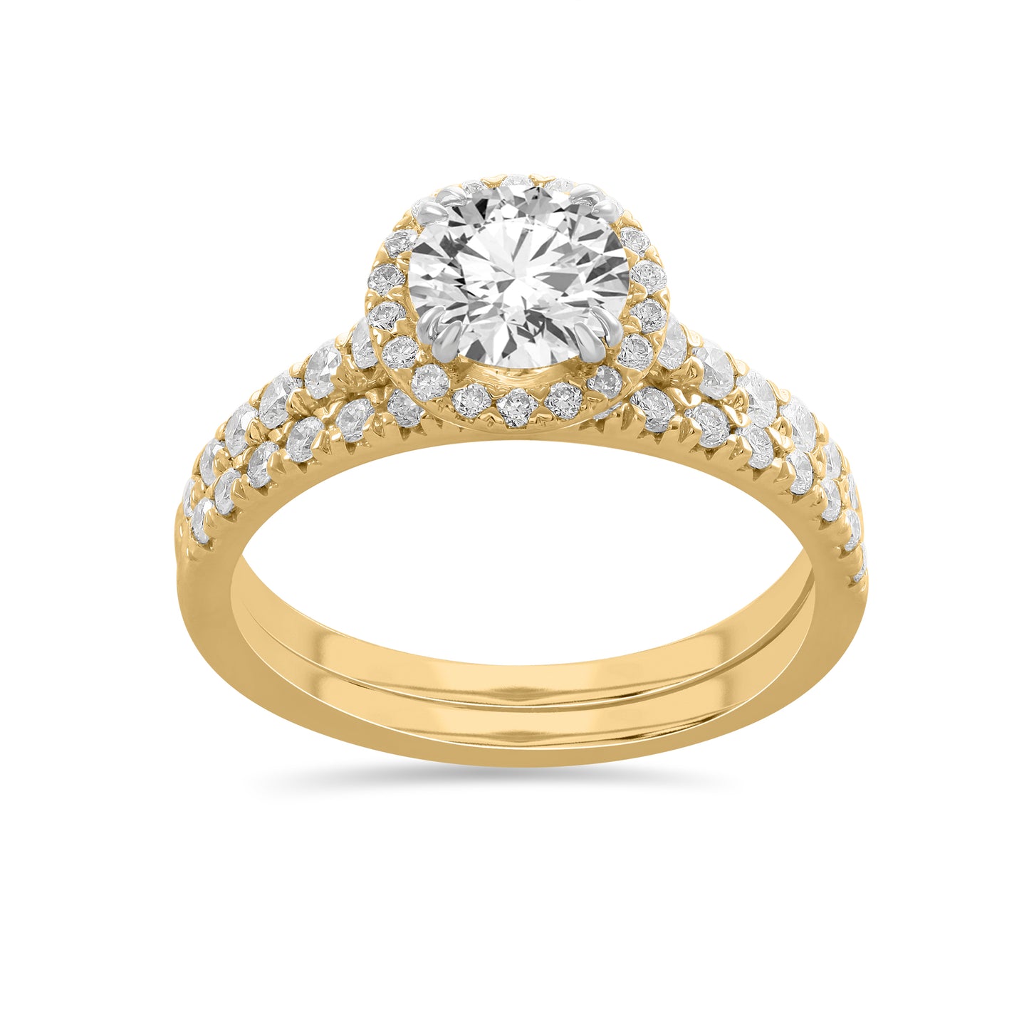 14K 1.75CT Certified Lab Grown Diamond Bridal