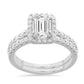 14K 1.78CT Lab Grown Bridal Set