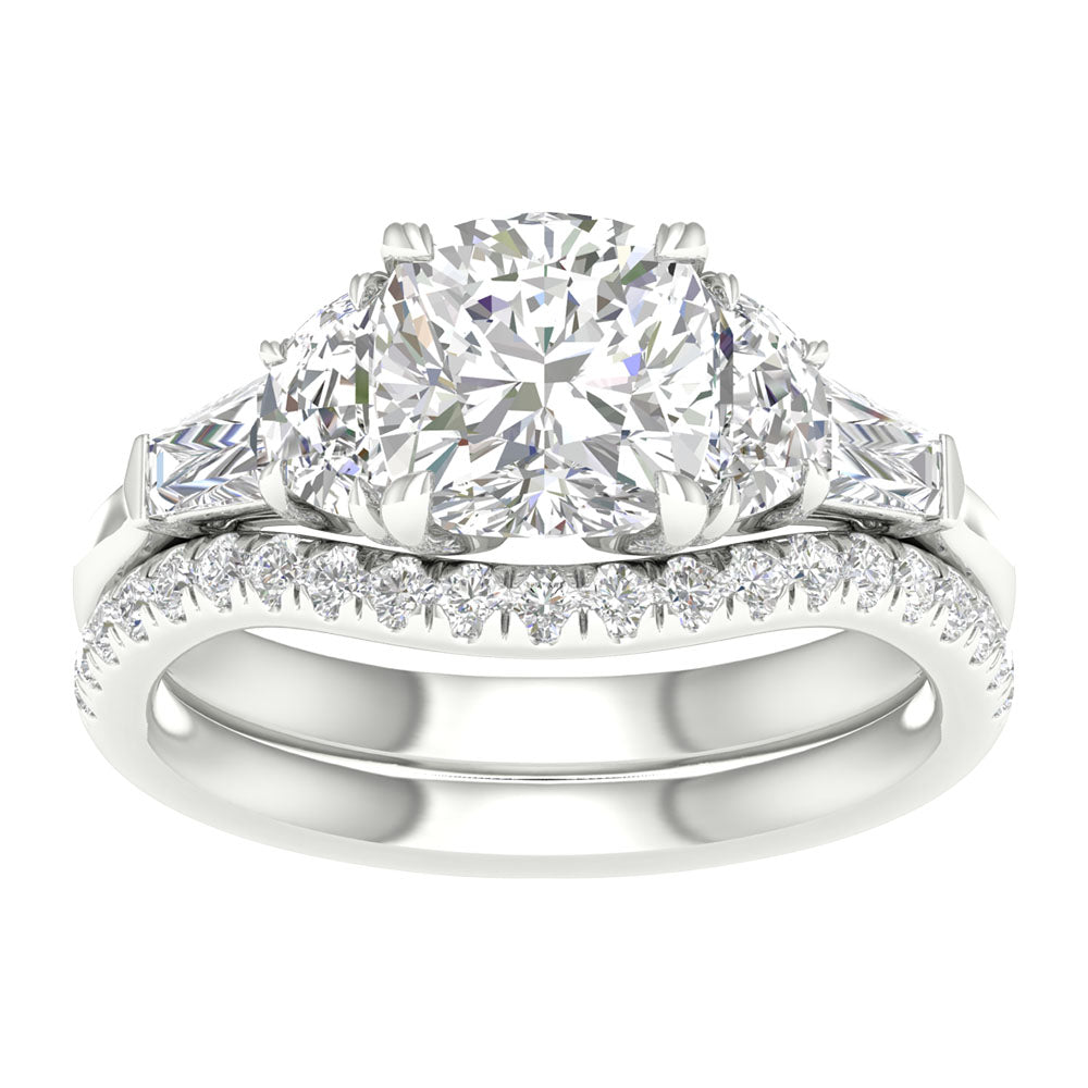 14K 2.93CT Lab Grown Engagement Ring