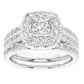 14K 1.50CT Certified Lab Grown Bridal Set