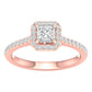 14K 1.00CT Certified Lab Grown Engagement Ring