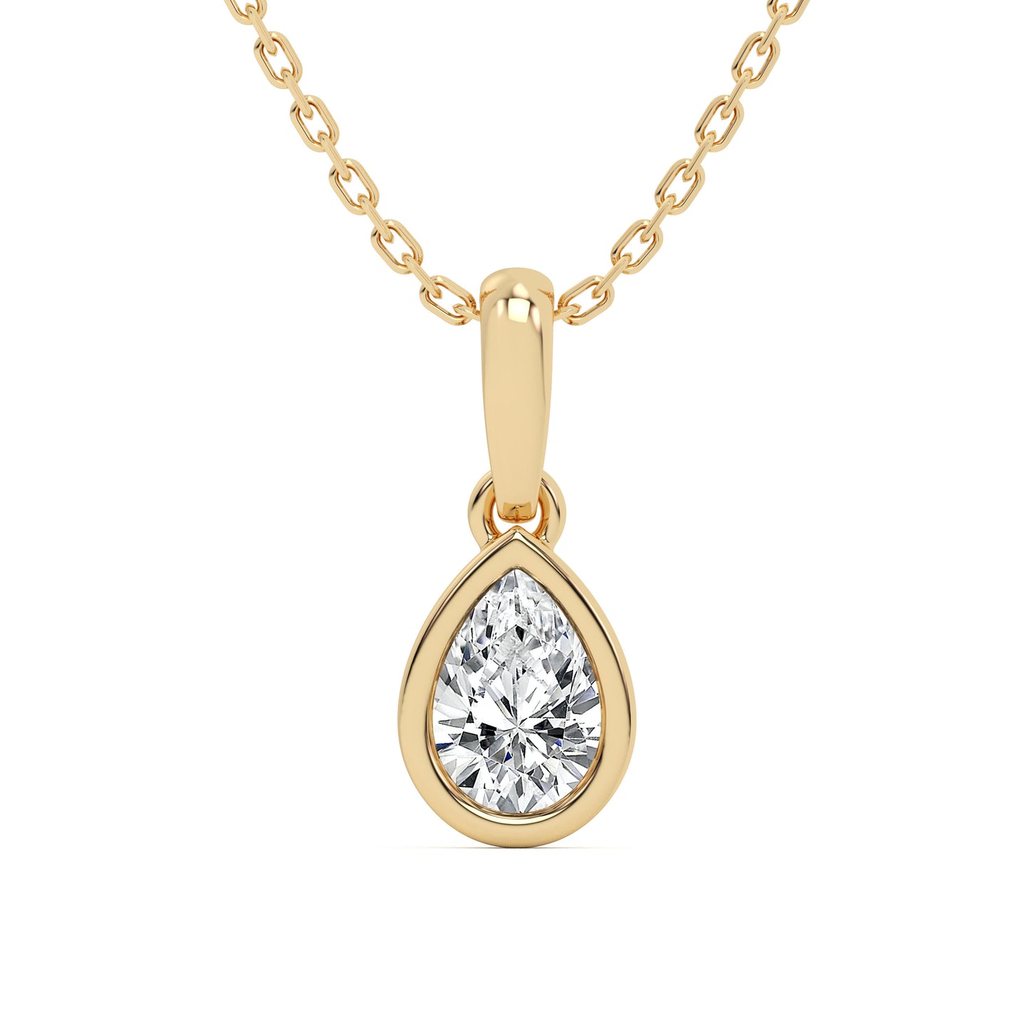 14K 0.50ct Lab Grown Diamond Pendant