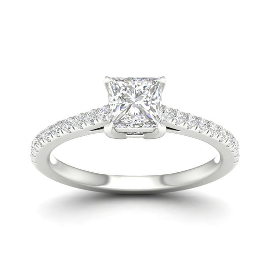 14k 1.00CT Lab Diamond Ring