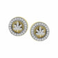 10K 0.20CT D-EARRINGS "LEAF"