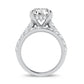 14K 5.00CT Certified Lab Grown Diamond Bridal Ring