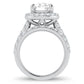 14K 5.00CT Certified Lab Grown Diamond Bridal Ring