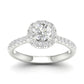 14K 1.00CT  Lab Grown Diamond Engagement Ring