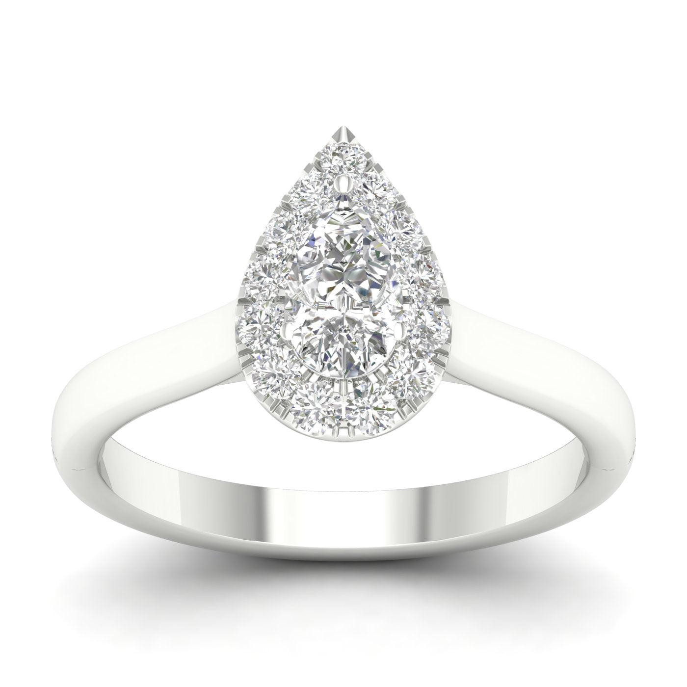 14K 0.75CT  Lab Grown Diamond Engagement Ring