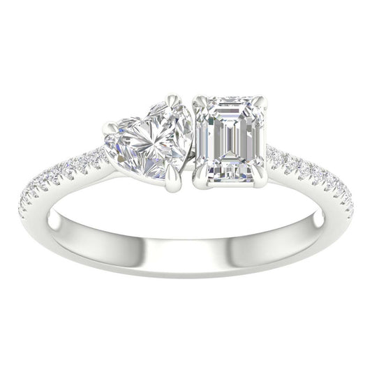 14K 1.15CT Certified Lab Grown Engagement Ring