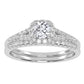 10K 0.50CT Certified Lab-Grown  Diamond Bridal Set