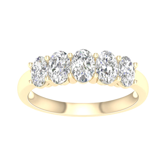 14K 1.50CT Lab Diamond Ring