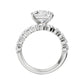 14K 4.00CT Certified Lab Grown Diamond Bridal Set